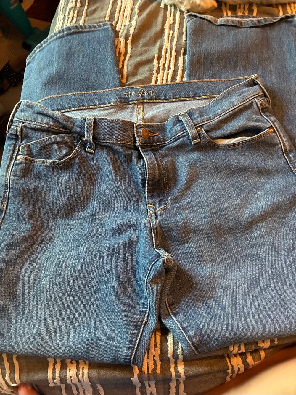 Old Navy Women's Medium Blue Flare Jeans The Flirt